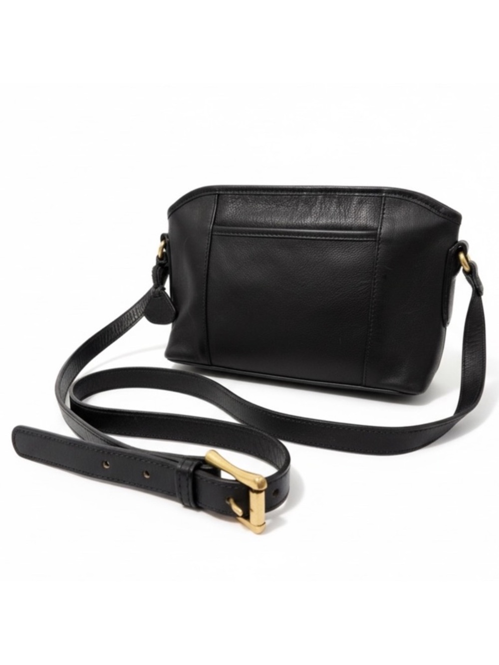 Bally Vintage (80s/90s) Black Leather Shoulder / Crossbody Bag (Made in USA)